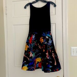 Alice & Olivia a-line dress with inverted pleat